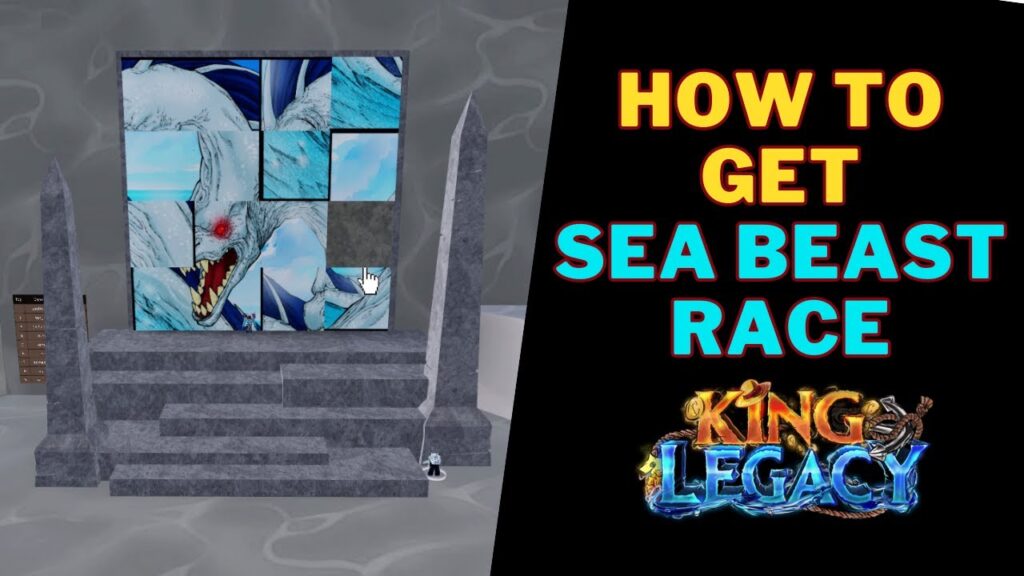 Unlocking the Sea Beast Race in King Legacy