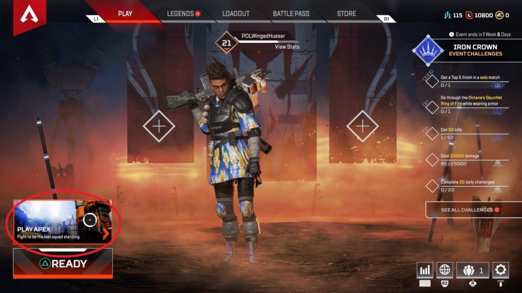 Solo Mode in Apex Legends