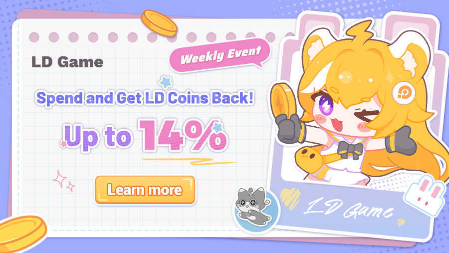 Weekly Event: Spend and Get LD Coins Back